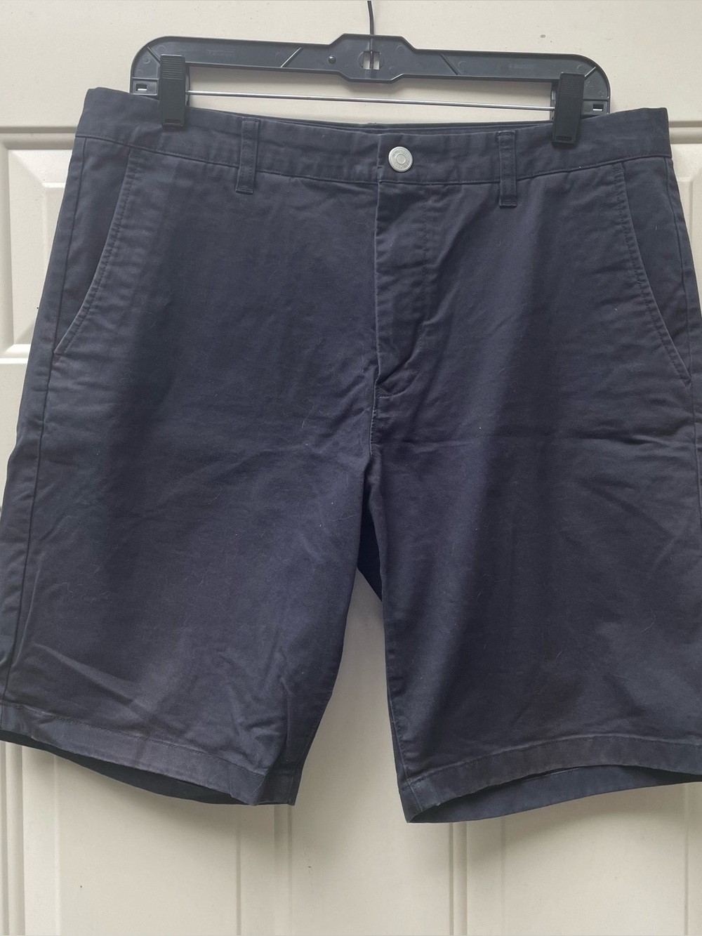 Bonobos black flat front chino Cotton pocket shorts Men 34 EUC